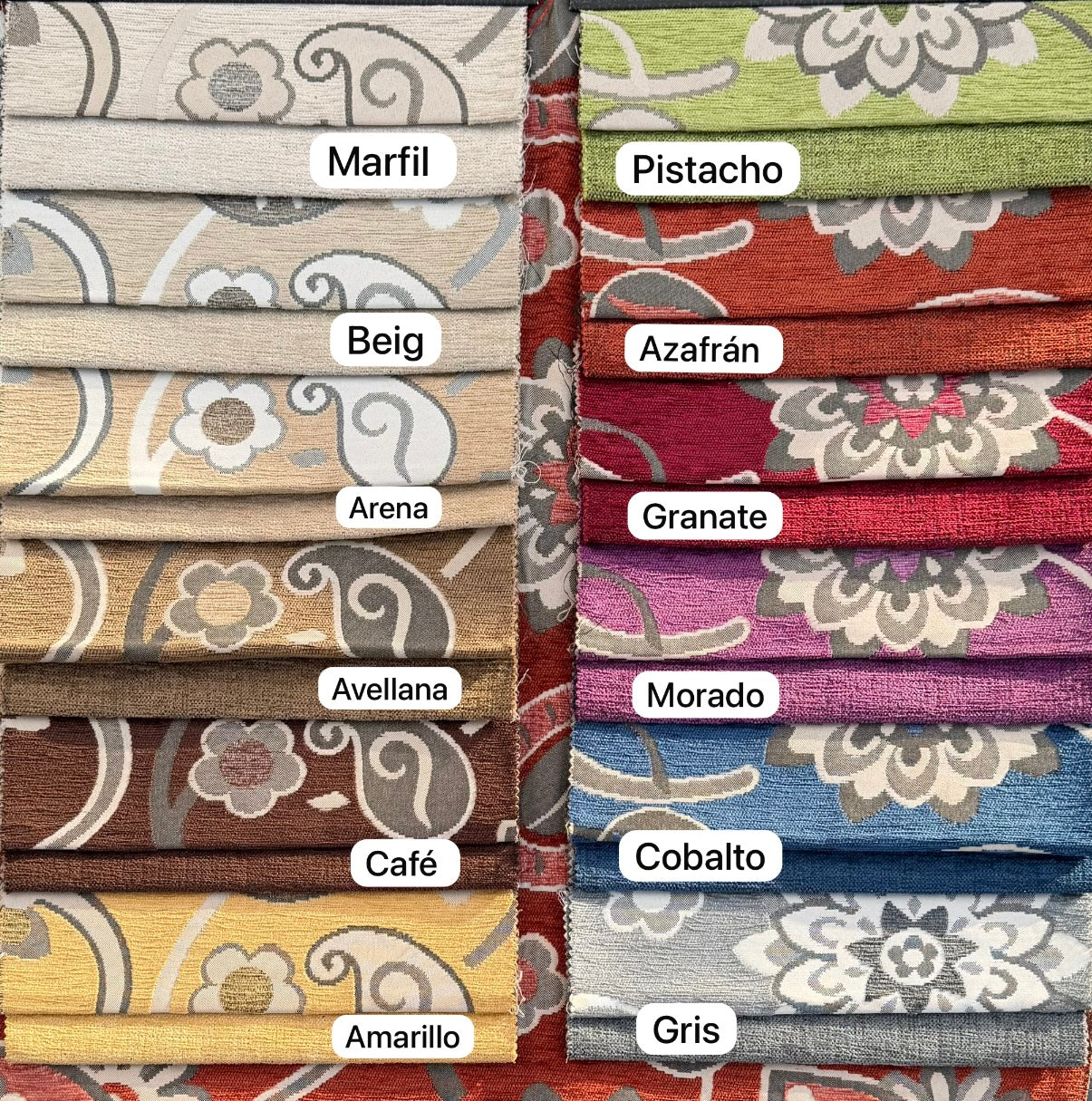 Falda de mesa 10 fuelles ETNA